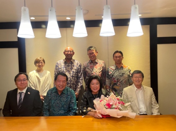 Itagaki Seiji President Director of PT SOJITZ INDONESIA had dinner with Ms. Mari Elka Pangestu - Indonesian President's Special Advisor for International Trade and Multilateral Cooperation on June 23rd, 2026